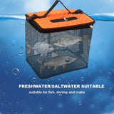 Floating Fish Basket for Caught Fish Foldable Fishing Holder