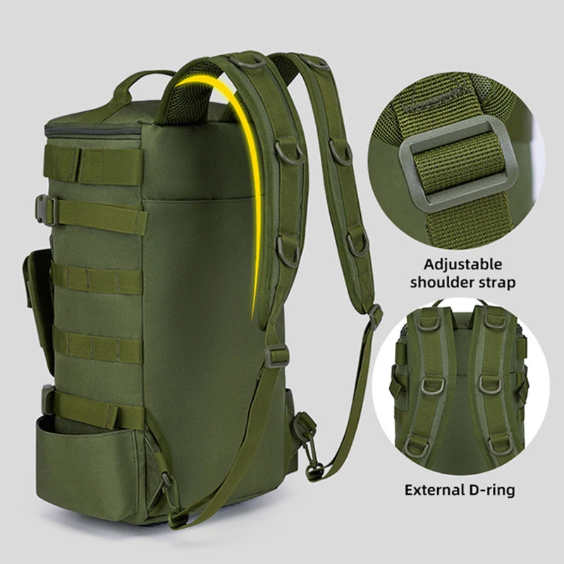 Multifunctional Fishing Backpack For Men Large Capacity Rod Storage